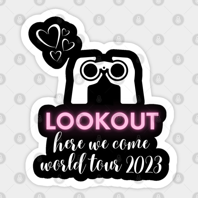 scentsy lookout, here we come, world tour 2023 Sticker by scentsySMELL